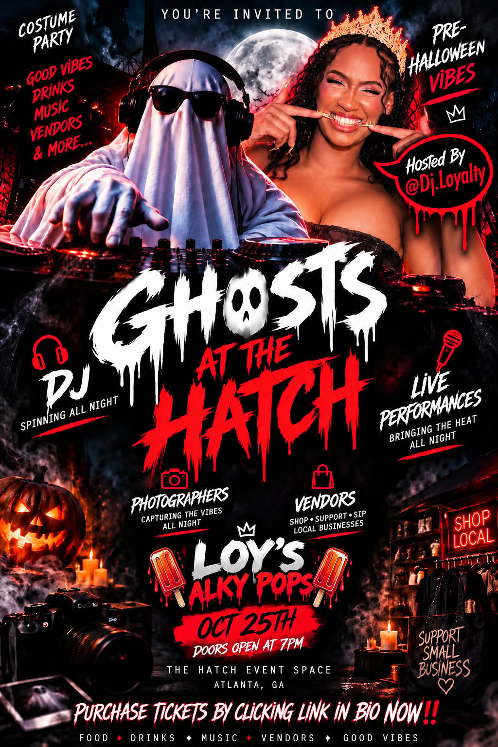 The hatch -costume party
By loy’alky pops — event flyer