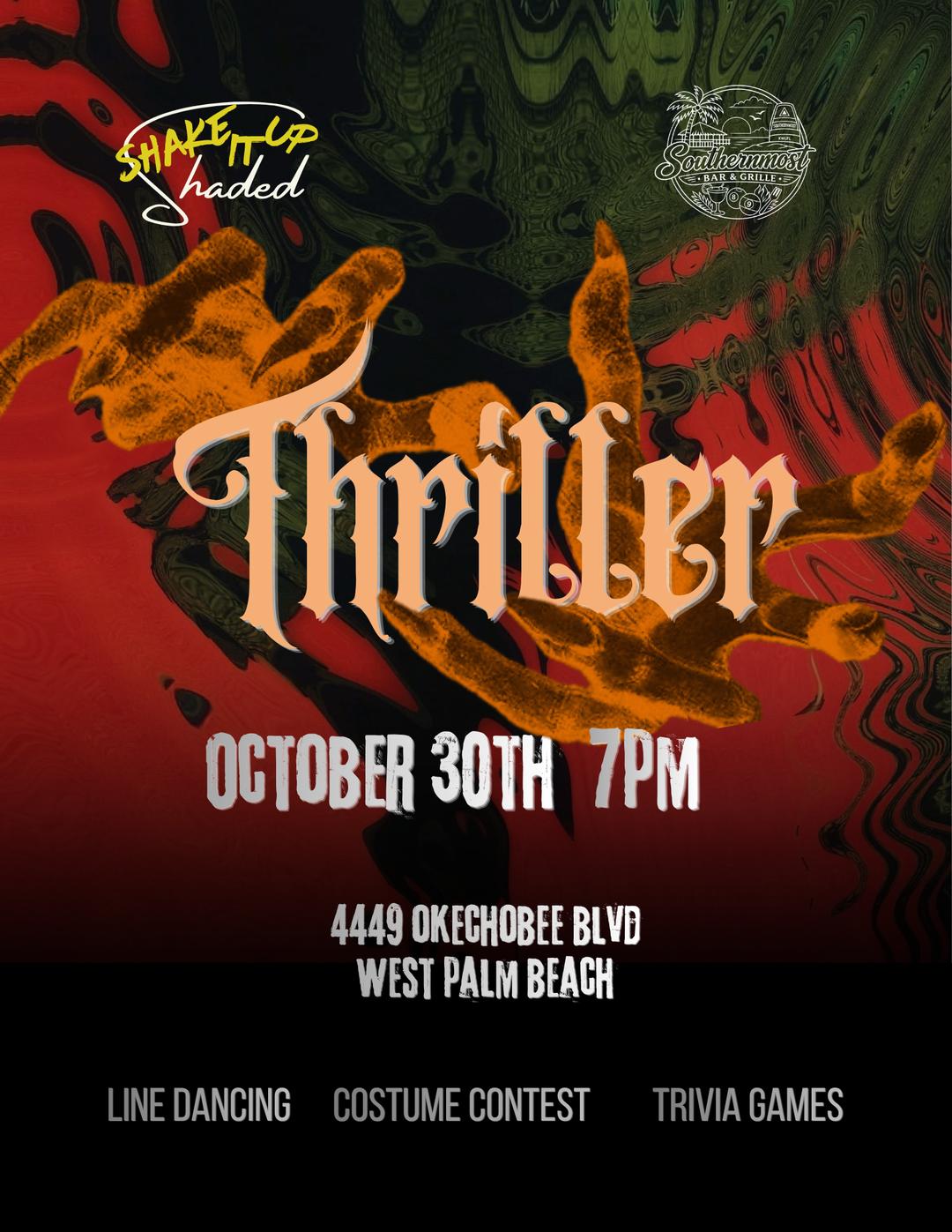 Thriller
A Halloween Line Dancing Social — event flyer