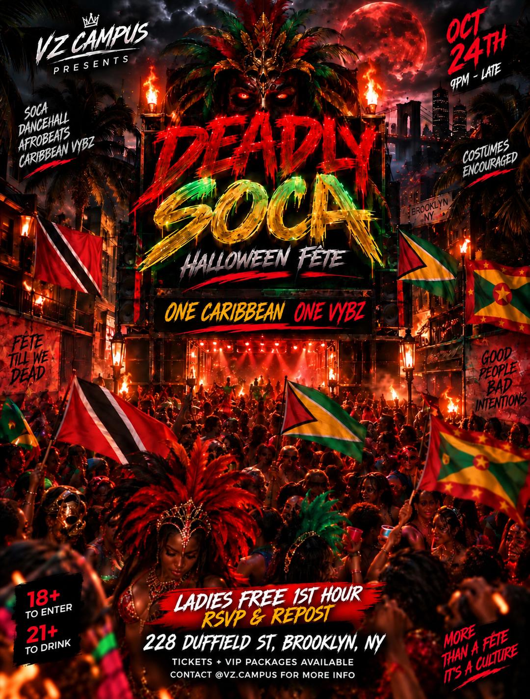 DEADLY SOCA
(Halloween Fete) — event flyer