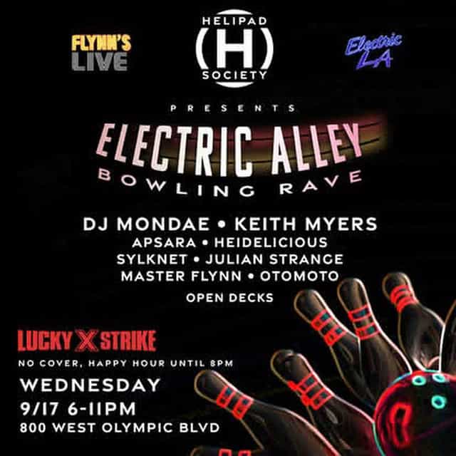 Lucky Rave Electric Alley: Bowling Rave | Electric LA | Wed, Sep 17, 2025 | Lucky ...
