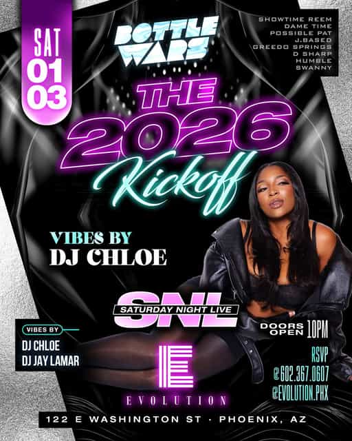 SATURDAY NIGHT LIVE @ EVOLUTION NIGHTCLUB | Plush | Sat, Jan 3, 2026 ...