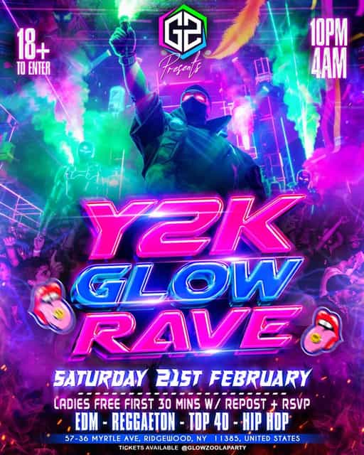Posh Raver Y2K GLOW RAVE (18+) | VOLTAGE PRESENTS | Sat, Feb 21, 2026 | District 385