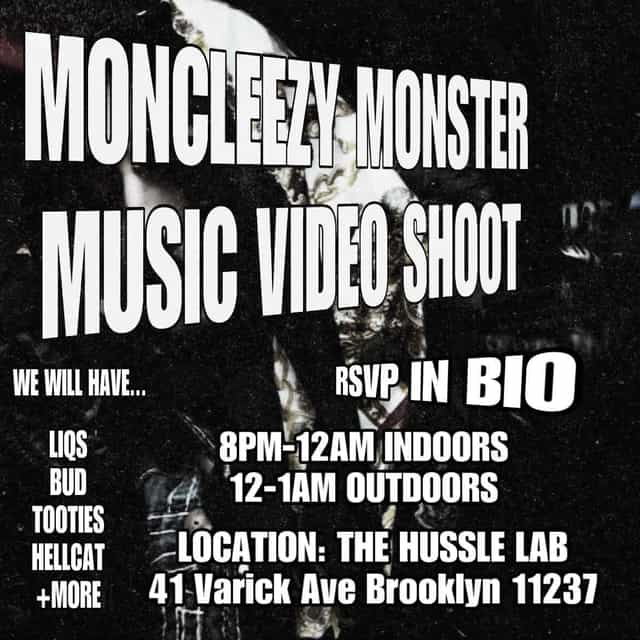Monclezzy Moncleezy Monster Music Video Shoot | Events by Vic | Sat, Dec 9, 2023 ...