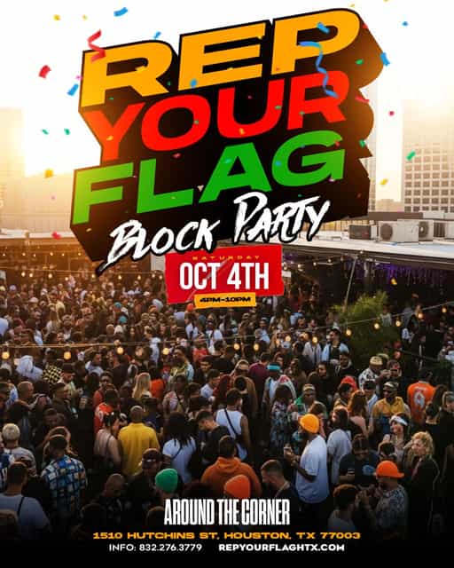 Rep Your Flag Block Party - Houston Oct 4th | Energyzer Koncepts | Sat ...