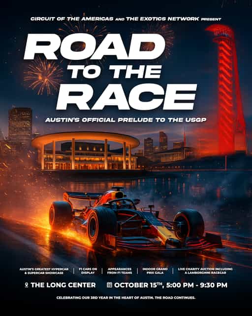 ROAD TO THE RACE | Circuit of the Americas & The Exotics Network | Wed ...