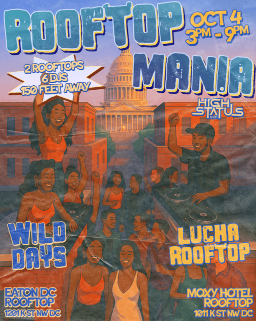 Rooftop Mania Wild Days X Lucha Rosa | HighStatus Ent | Sat, Oct 4 ...
