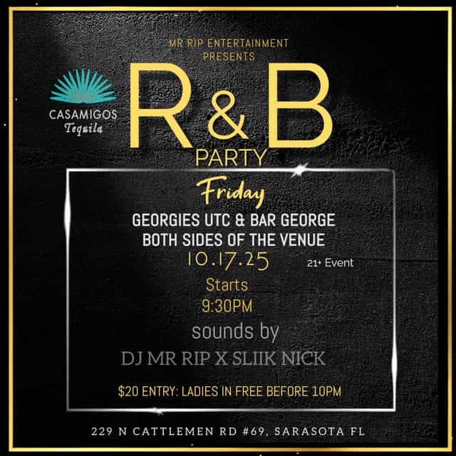 🎶 Georgies R&B PARTY (powered by Casamigos) 🎶 | Bar George | Fri, Oct ...