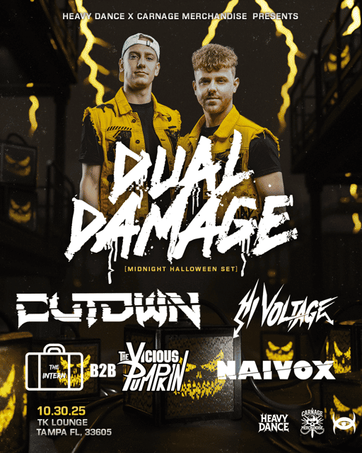 Dual Damage @ Heavy Dance | Heavy Dance | Thu, Oct 30, 2025 | Tampa ...