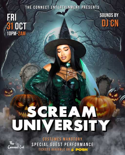 Scream University🎃 | The Connect Entertainment | Fri, Oct 31, 2025 | Albany