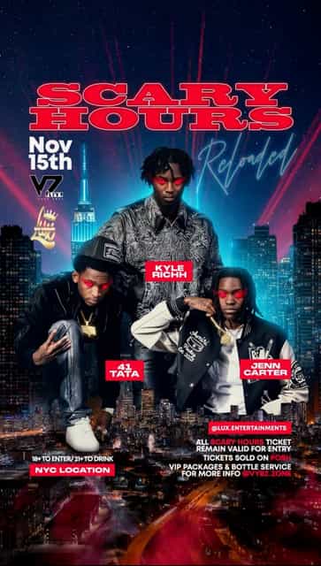 Six Stars NYC: Scary Hours Performance by 41 (Kyle Richh, Jenn Carter ...