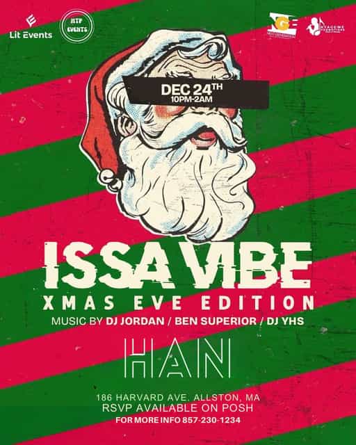 ISSA VIBE: XMAS EVE EDITION | MTP Events | Wed, Dec 24, 2025 | 186 ...