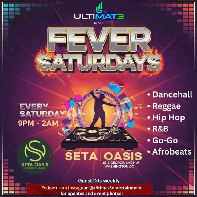 FEVER SATURDAYS | SETA OASIS | Sat, Apr 4, 2026 | Seta Oasis Restaurant ...