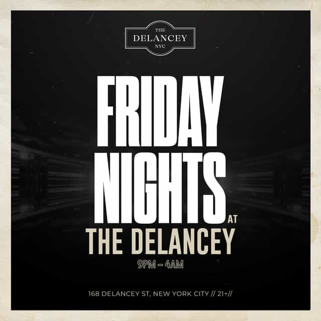 Fridays @ The Delancey | THE DELANCEY | Fri, Jan 2, 2026 | The Delancey