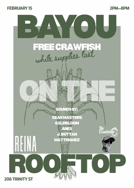 Bayou On The Rooftoop | The Baths | Sun, Feb 15, 2026 | Reina Rooftop