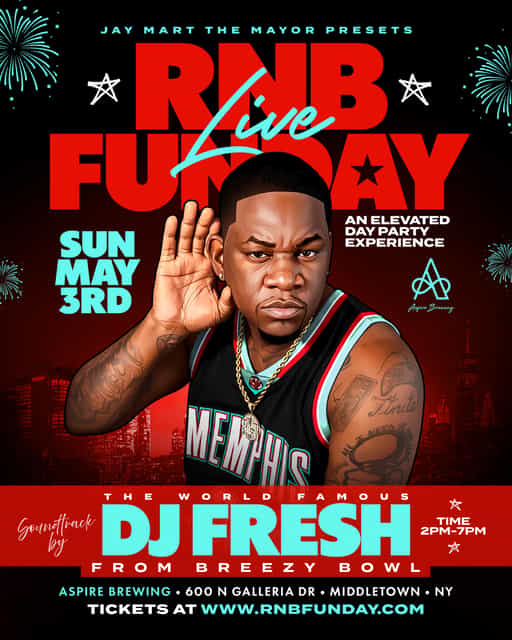 RNB FUNDAY LIVE w/ DJ FRESH & TY BOOGIE | ART BEATS LIFE | Sun, May 3 ...