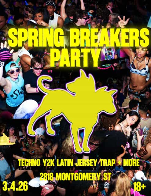 SPRING BREAKERS PARTY | STRAYDOGS | Sat, Apr 4, 2026 | Island breeze