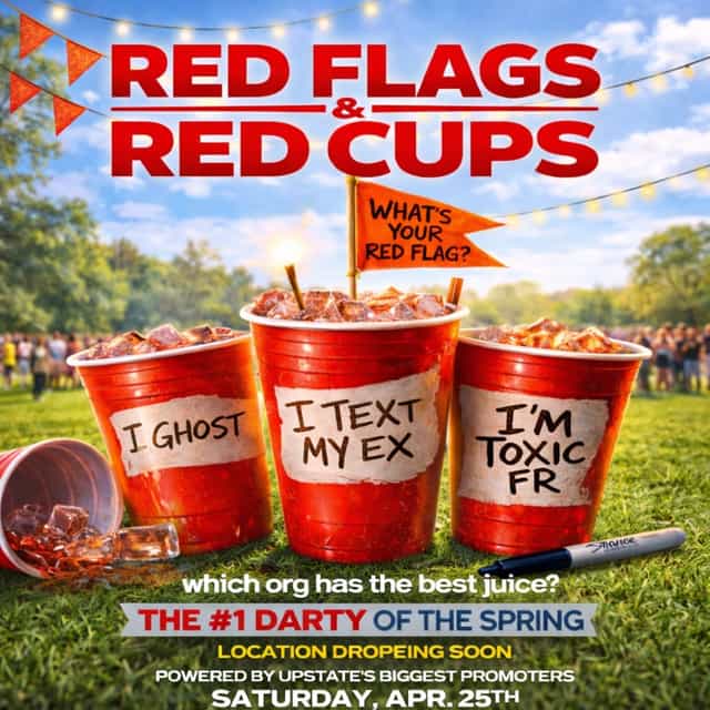 Red Flags & Red Cups | Kollege Hill | Sat, Apr 25, 2026 | Piedmont ...