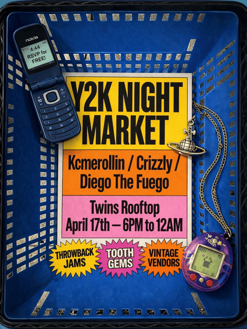Y2K NIGHT MARKET @ TWINS ROOFTOP | Twins Rooftop & Nightclub | Fri, Apr ...