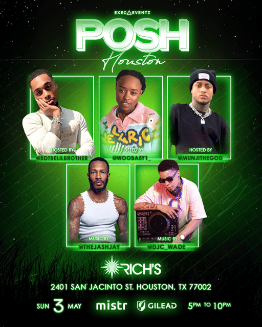 POSH: Houston | Exec Eventz | Sun, May 3, 2026 | Rich's Houston