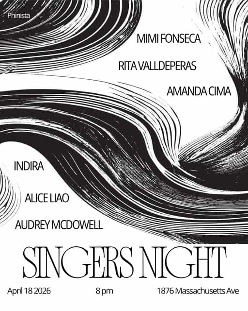 Singers Night | Acoustic Night | Sat, Apr 18, 2026 | Phinista