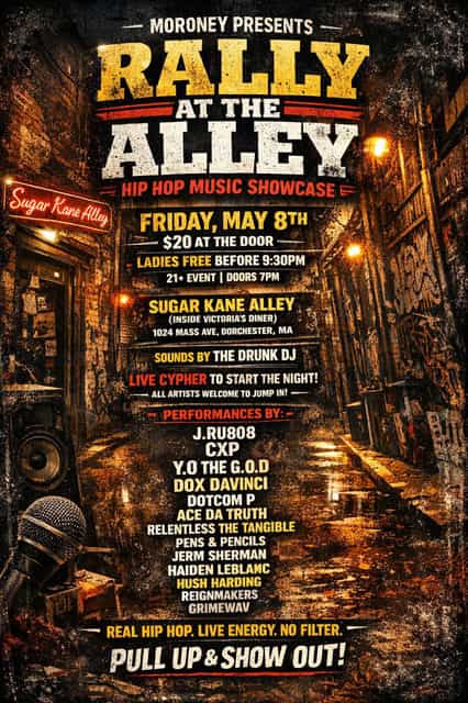 Rally In The Alley | Sugar Kane Alley | Fri, May 8, 2026 | Sugar Kane Alley