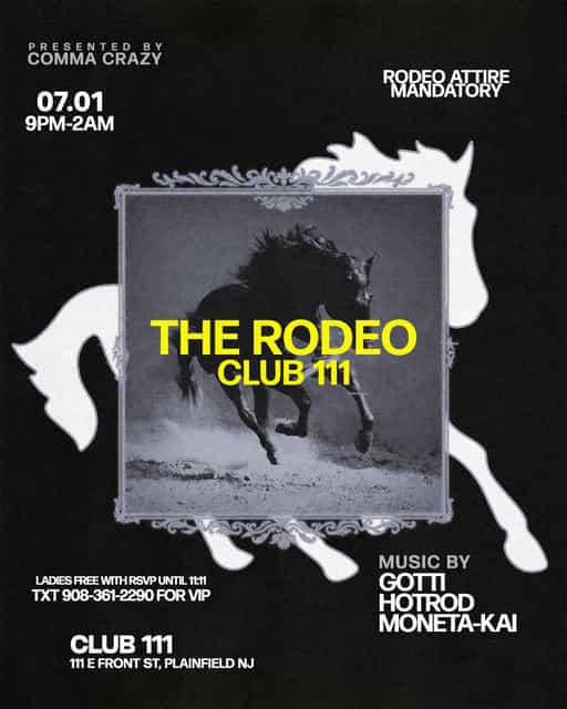 CLUB 111-THE RODEO | CLUB 111 | Fri, Jul 3, 2026 | CLUB 111