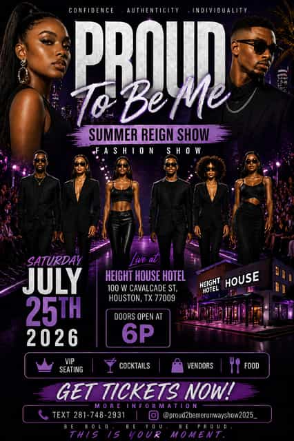 SUMMER REIGN Fashion Show | Plaiboxx_RnB_ | Sat, Jul 25, 2026 | Heights ...
