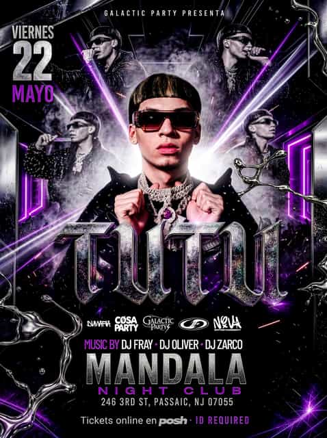 TUTU PR🪄🔮 | Galacty Partys 🪩 | Fri, May 22, 2026 | Mandala