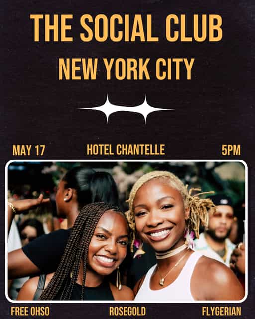 THE SOCIAL CLUB: NEW YORK CITY ☀️ | The Social Club | Sun, May 17, 2026 ...
