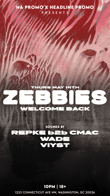 Zebbie's Thursdays | Welcome Back | NA Promotions | Thu, May 14, 2026 ...