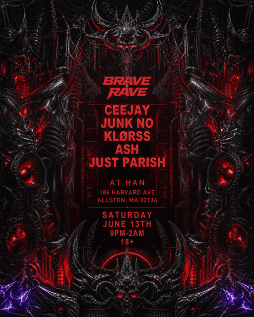 Brave Rave (June 13th, 2026) [18+] | BRAVE RAVE | Sat, Jun 13, 2026 | Han