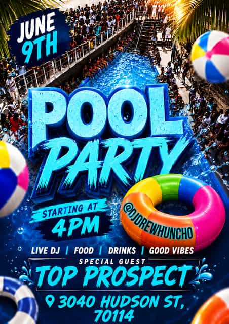 Project X Pool Party | Vizevents | Tue, Jun 9, 2026 | The Big House