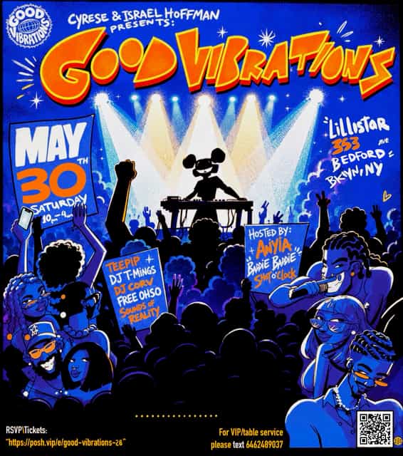 Good Vibrations @Lillistar | Events by GOOD.VIBRATIONS.NYC | Sat, May ...