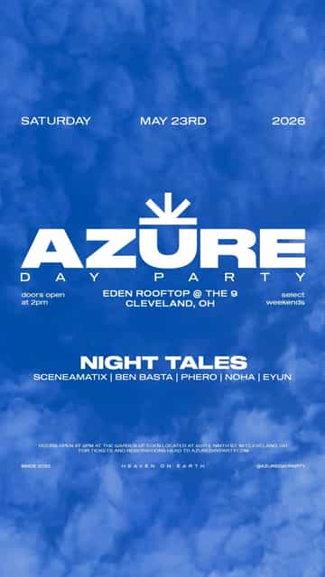 AZURE DAY PARTY CLEVELAND 5/23 w Night Tales | AZURE OHIO | Sat, May 23 ...