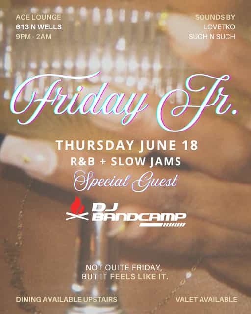 Friday Jr - R&B + Slow Jams Ft Dj Bandcamp | Infamis Collective | Thu ...