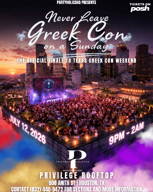 GREEKCON FINALE: NEVER LEAVE HOUSTON ON A SUNDAY | PARTYHOLICS PROMO ...