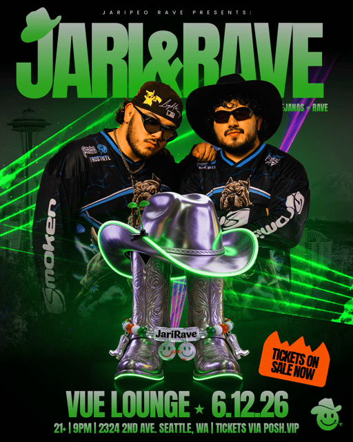 JariRave | Seattle, WA | 21+ | Jaripeo Rave | Fri, Jun 12, 2026 | Vue ...