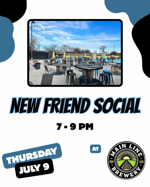 New Friend Social | Trying to Adult RVA | Thu, Jul 9, 2026 | Main Line ...