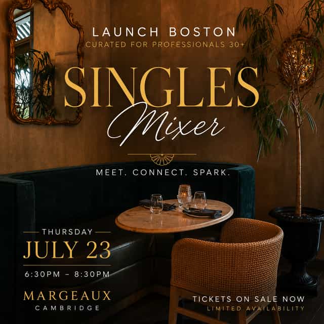 Singles Mixer: Professionals 30+ | Launch Boston | Thu, Jul 23