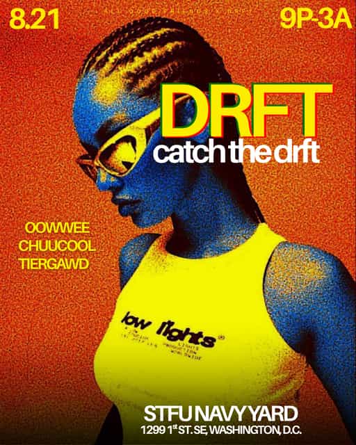 CATCH THE DRFT flyer
