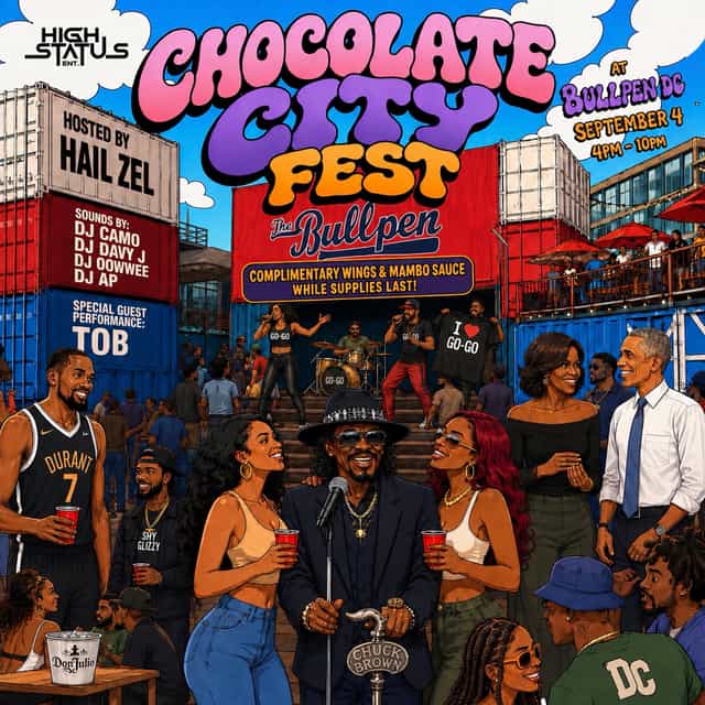 Chocolate City Fest Labor Day Weekend flyer