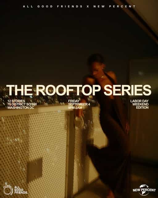 The Rooftop Series with New Percent flyer