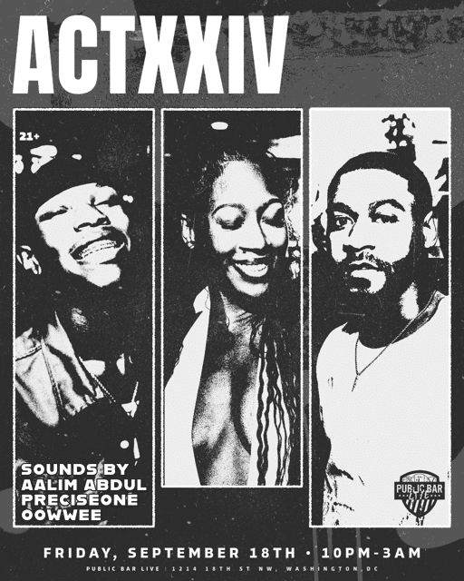 ACT XXIV A Party in the District flyer