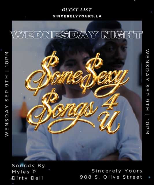 ome $exy $ongs 4 U | You Should Be Here | Wed, Sep 9, 2026