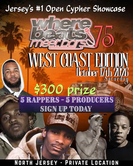 Where Beats Meet Bars 75: West Coast Edition | True N Livin LLC