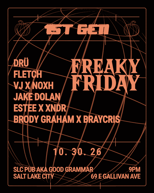 1ST GEN: FREAKY FRIDAY Utah | 1st Gen | Fri, Oct 30, 2026 | SLC PUB ...