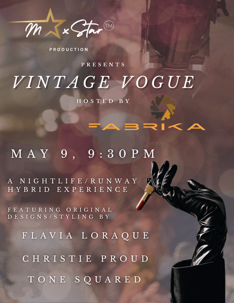 Vintage Vogue | MaxStar Production | Fri, May 9, 2025 | Fabrika