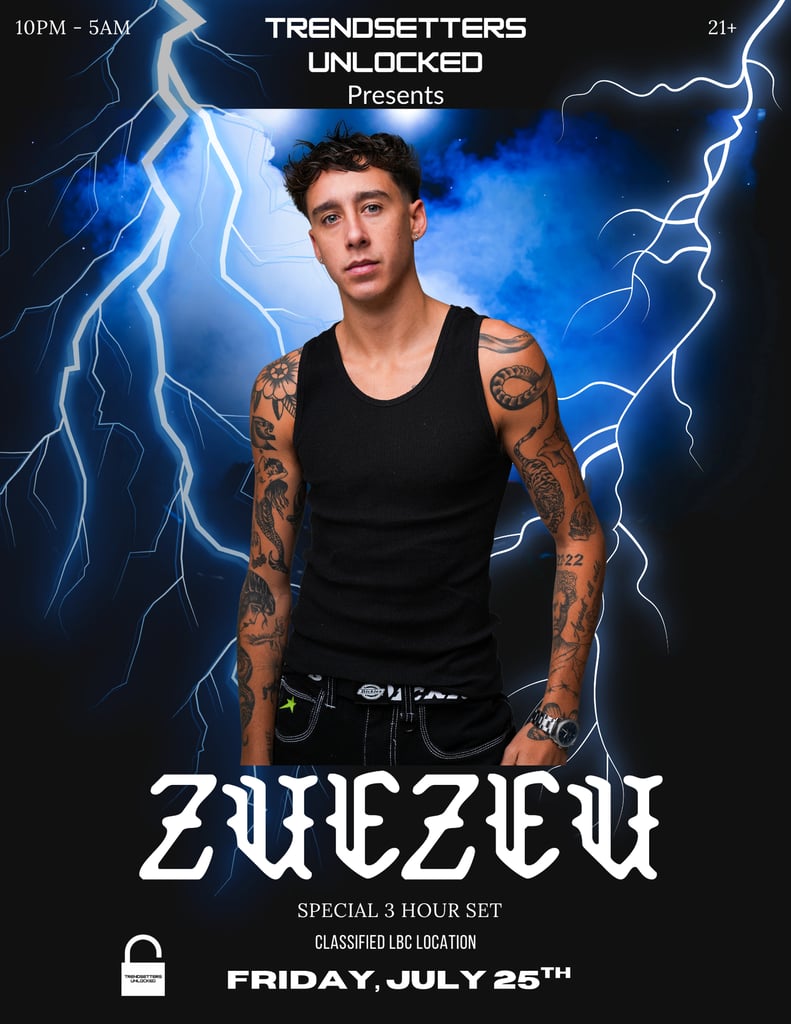 ユーフェス  前夜祭チケット TRENDSETTERS UNLOCKED PRESENTS : ZUEZEU (SPECIAL 2 HOUR SET