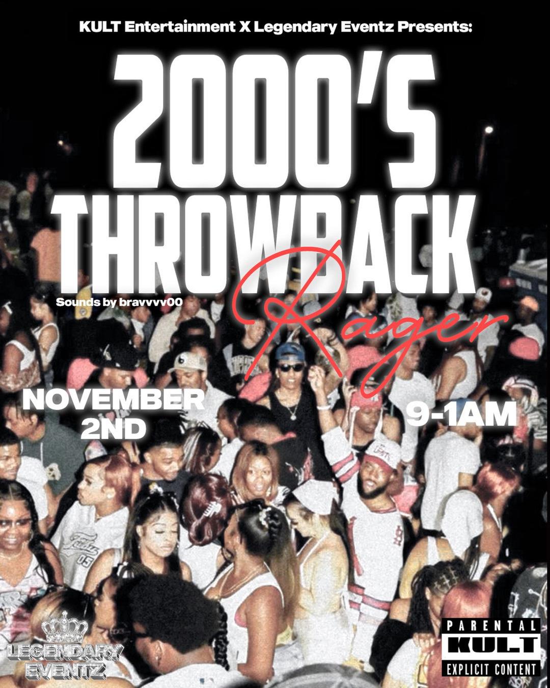 2000’s Throwback Rager By Kult & Legendary | KULT ENTERTAINMENT | Sat ...