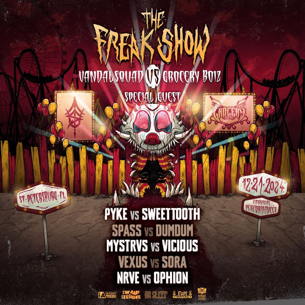 THE FREAK SHOW | NO SLEEP | Sat, Dec 21, 2024 | COASTAL CREATIVE